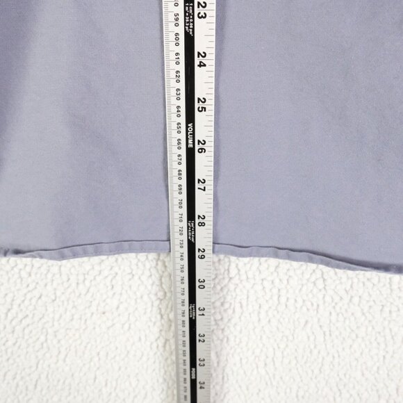 DUER Shirt Mens Medium Blue Long Sleeve Button Up Heavyweight Casual - Picture 5 of 9